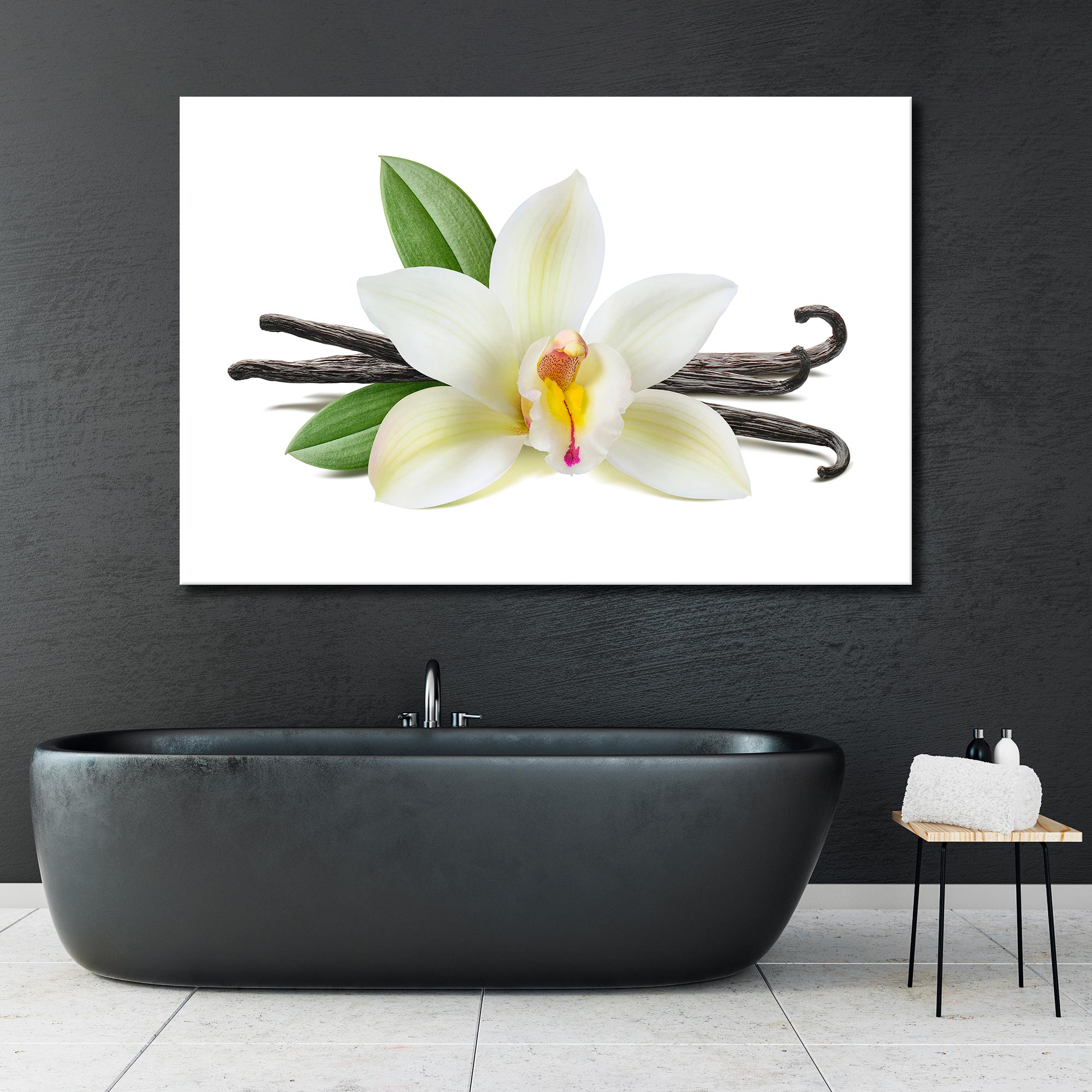 Vanilla Flower Canvas Print SKU 10336