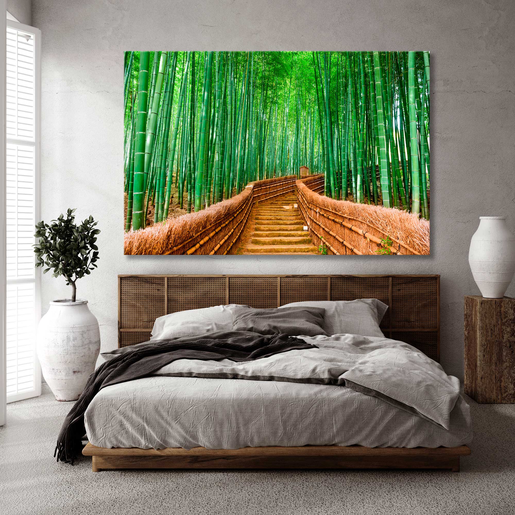 Bamboo Forest in Japan Canvas Print SKU 10264