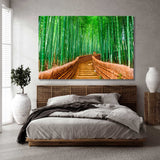 Bamboo Forest in Japan Canvas Print SKU 10264