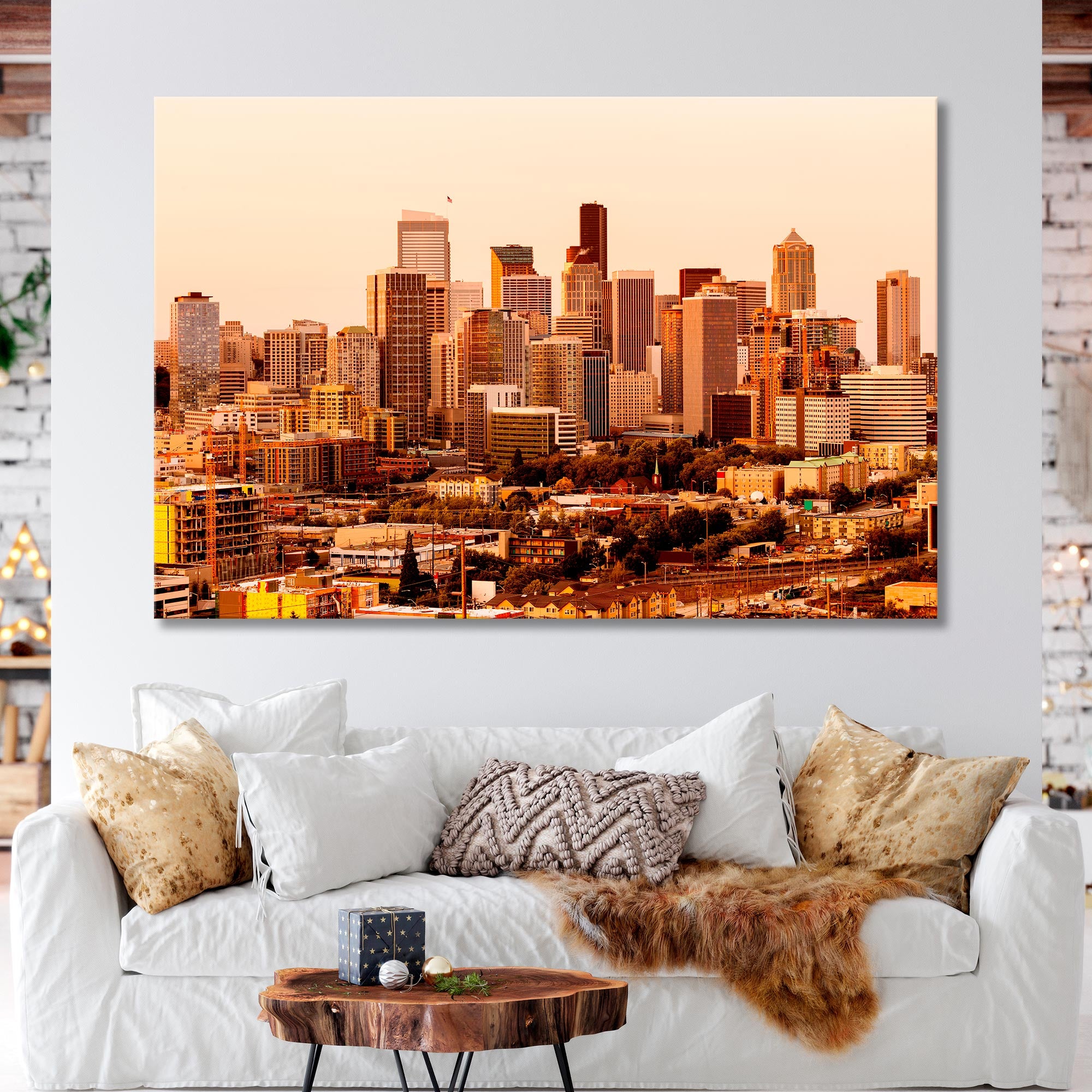 Seattle Downtown Canvas Print SKU 10153