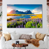 Blooming Lupine Flowers Canvas Print SKU 10114