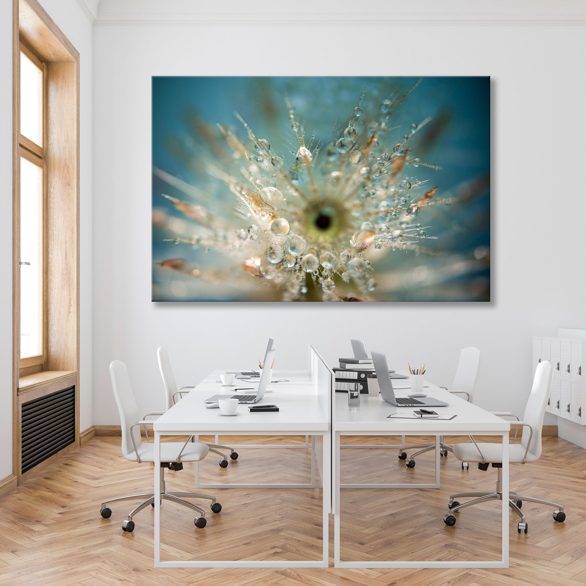 Dew on a Flower Canvas Print SKU 10185