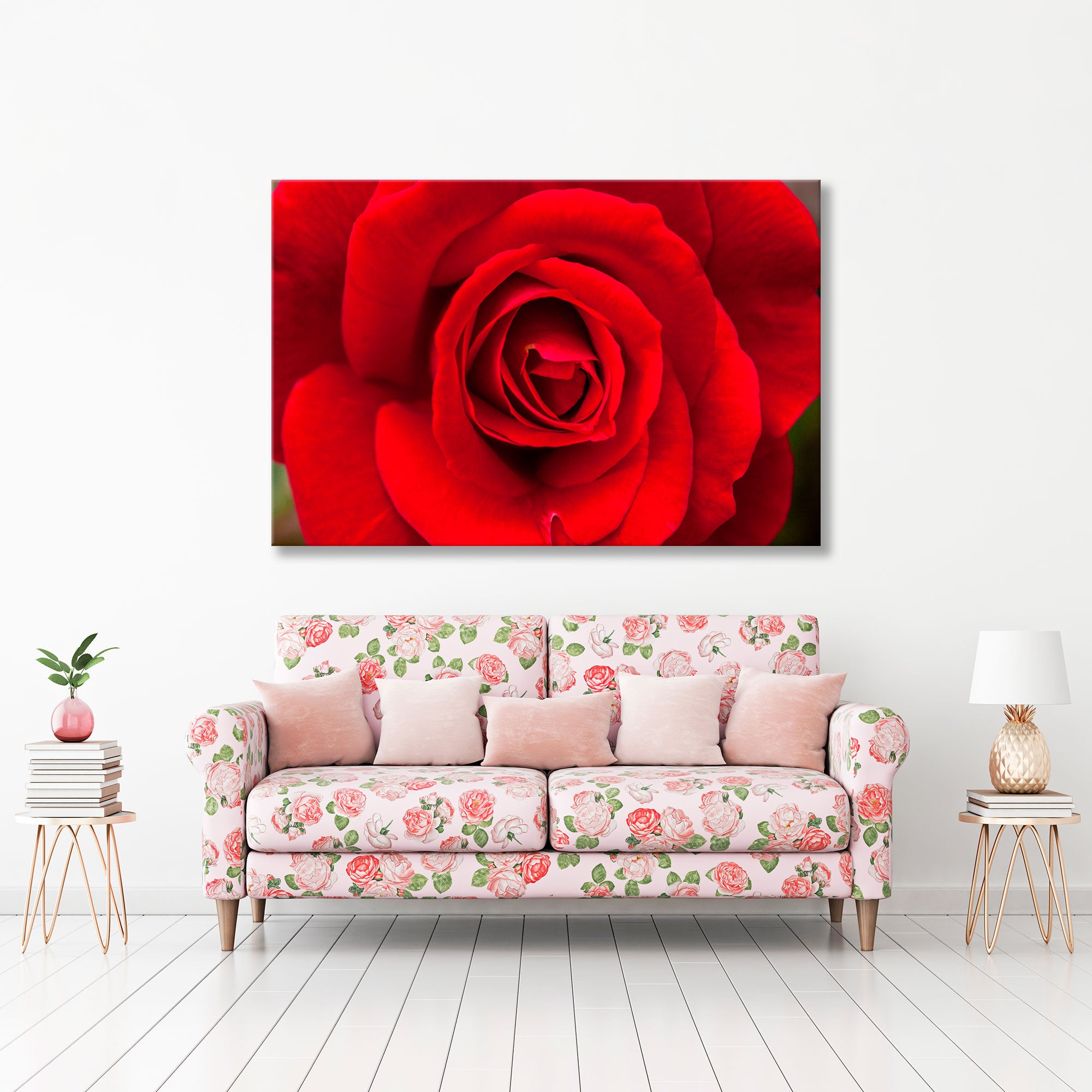 Perfect Red Rose Canvas Print SKU 10167