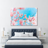 Pink Magnolia Flowers Canvas Print SKU 10266