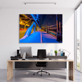 Alberta Edmonton Bridge Canvas Print SKU 10475