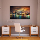Manhattan at Sunset Canvas Print SKU 10433