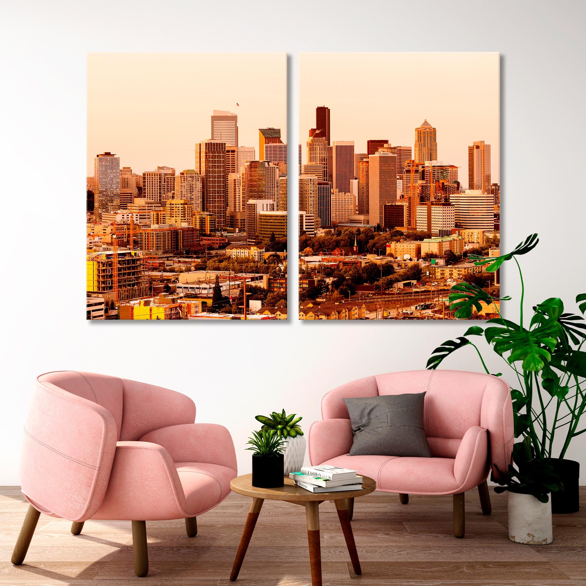 Seattle Downtown Canvas Print SKU 10153
