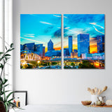Atlanta аt Night Canvas Print SKU 10406