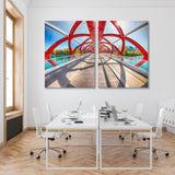 Calgary Albert Bridge of Peace Canvas Print SKU 10485
