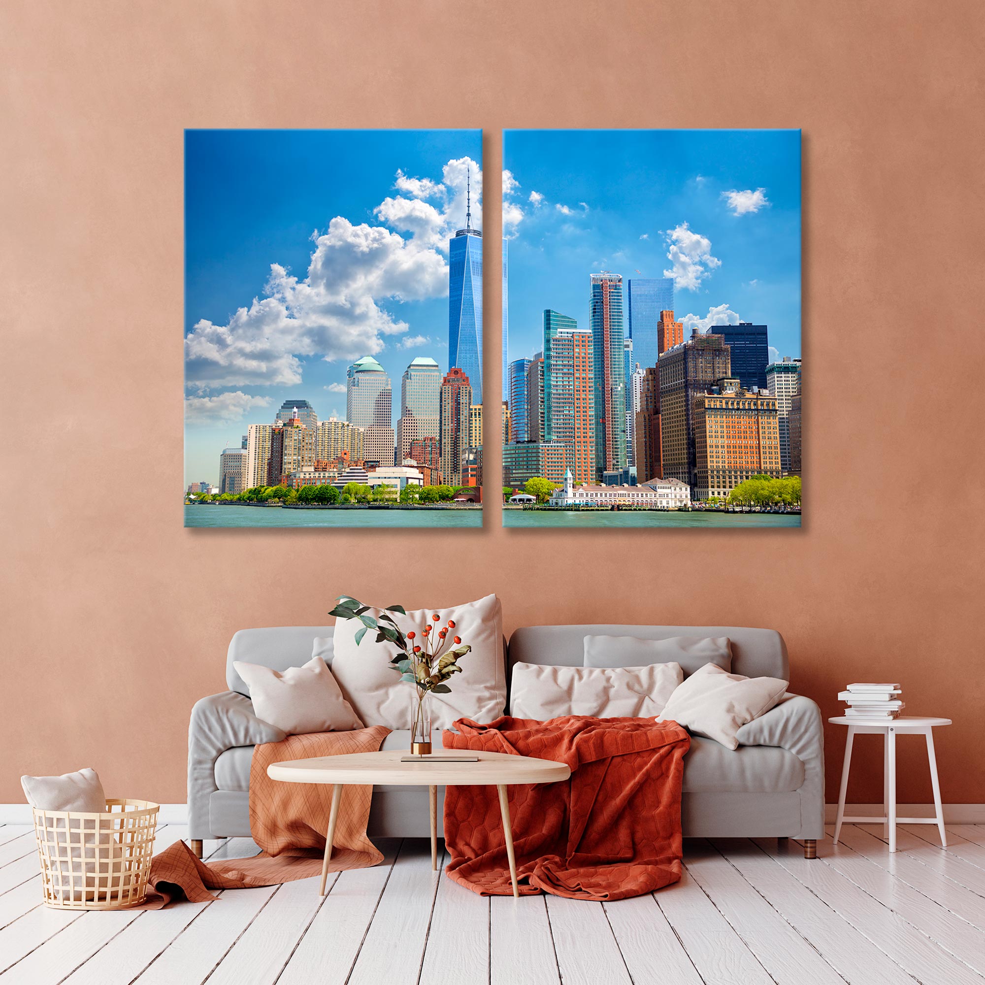 Skyscrapers of Lower Manhattan Canvas Print SKU 10465