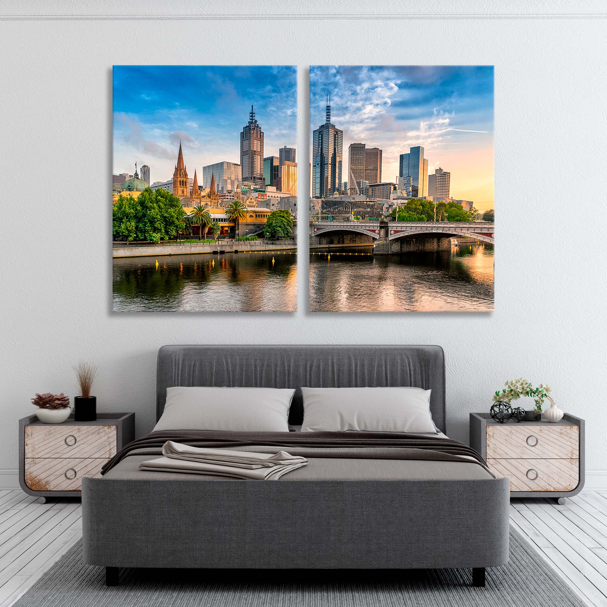 Melbourne Canvas Print SKU 10440
