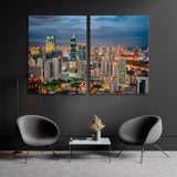 Panama City Financial Center Canvas Print SKU 10501