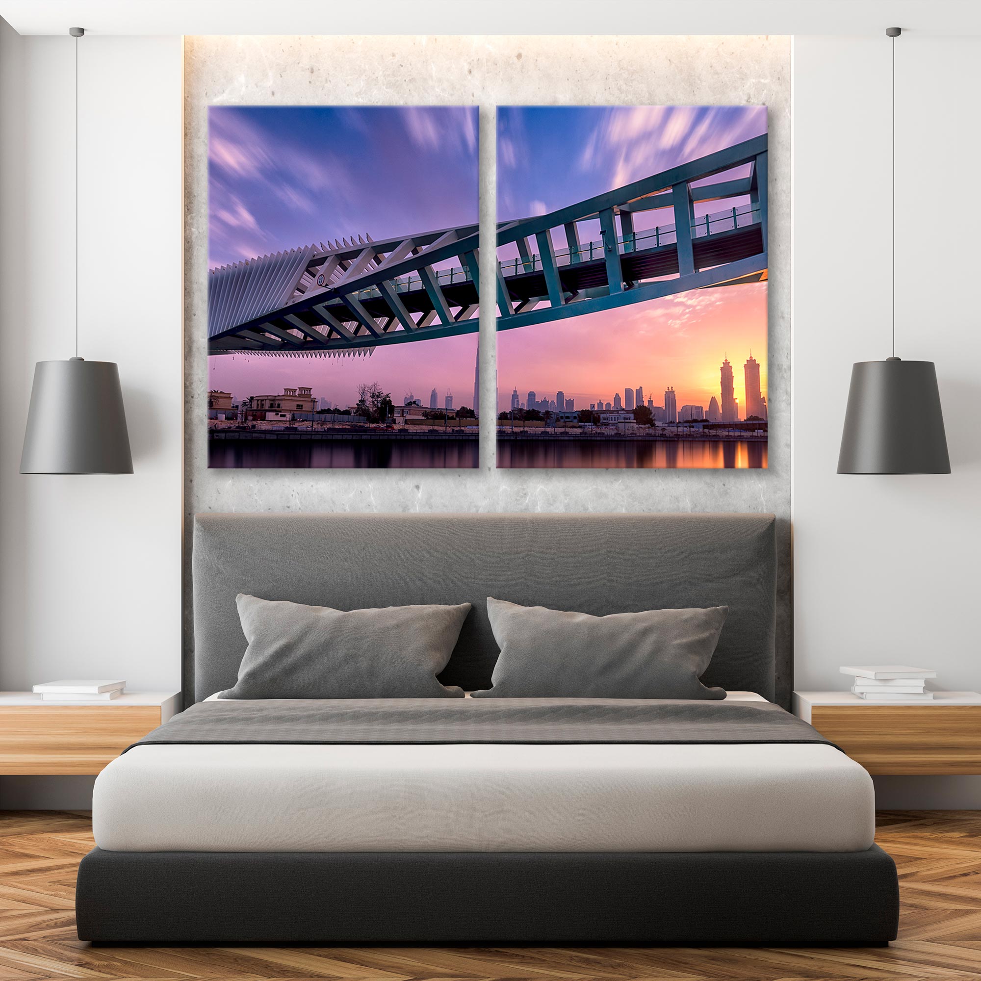 View of Downtown Dubai Canvas Print SKU 10494