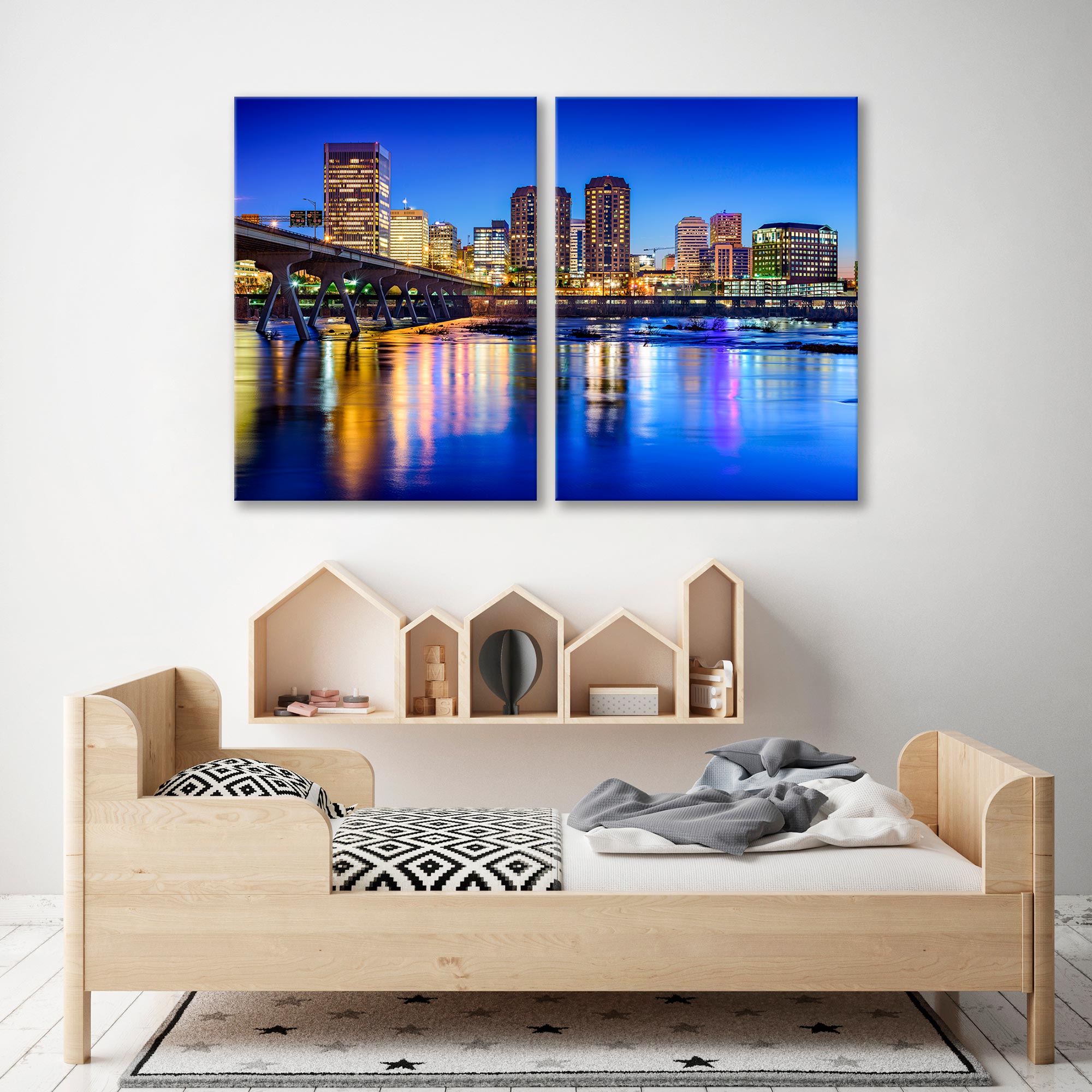 Richmond James River Canvas Print SKU 10421