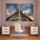 Ancient Mayan Pyramid Mexico Canvas Print SKU 10379