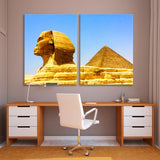 Egyptian Pyramids at Giza Canvas Print SKU 10446