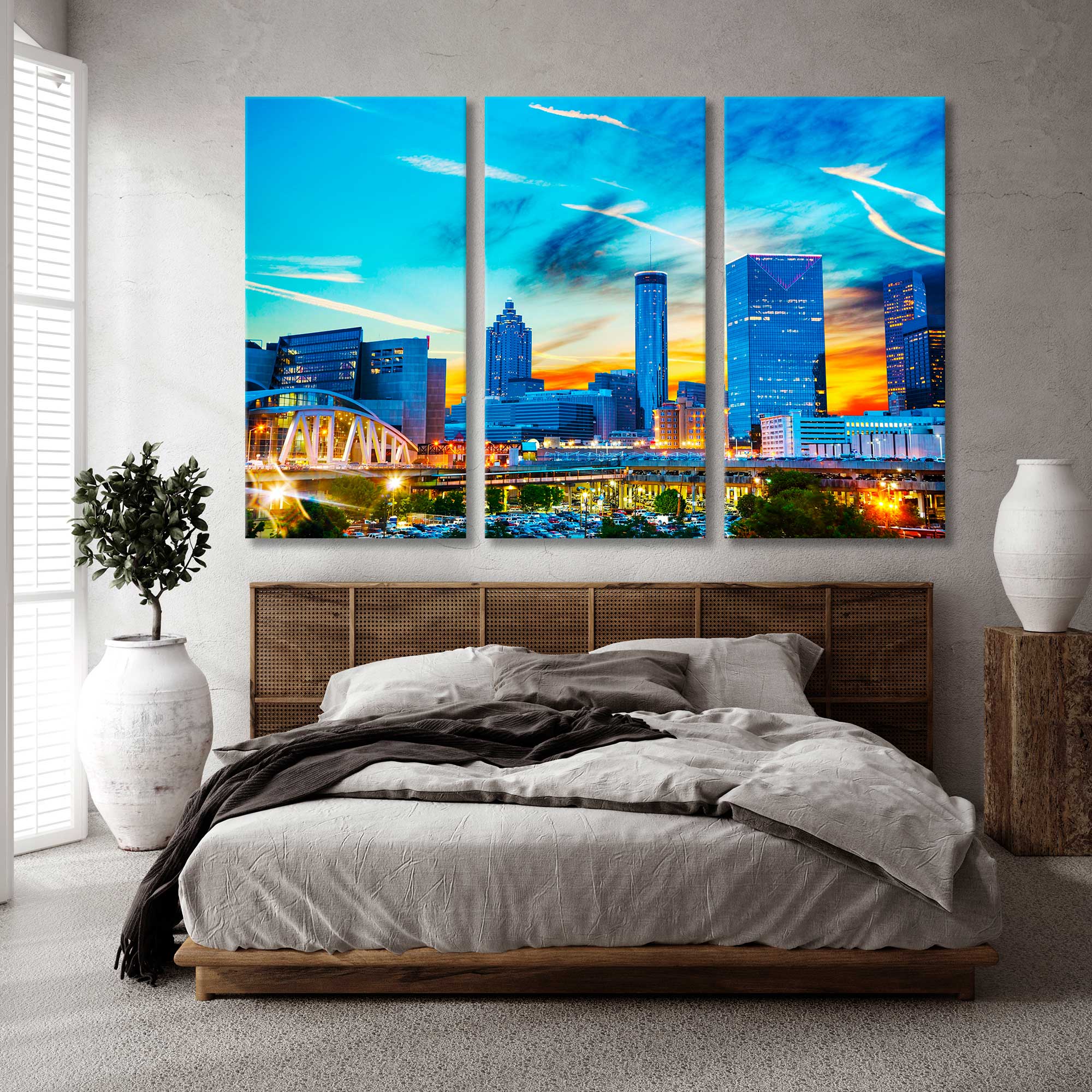 Atlanta аt Night Canvas Print SKU 10406