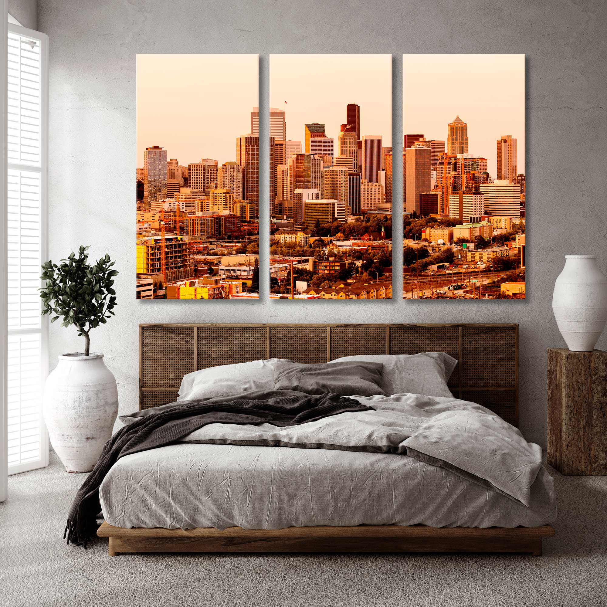 Seattle Downtown Canvas Print SKU 10153