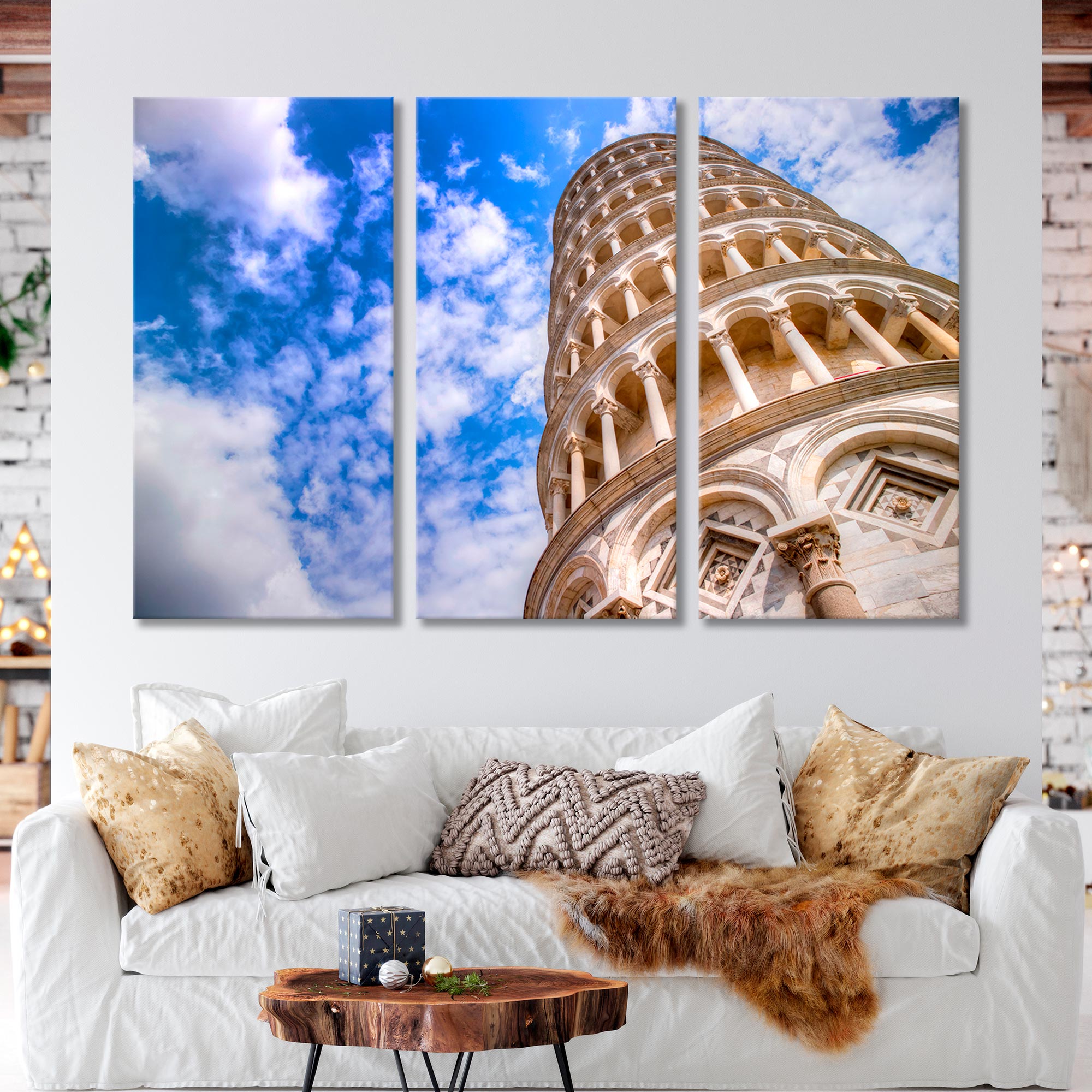 Leaning Tower of Pisa Canvas Print SKU 10119