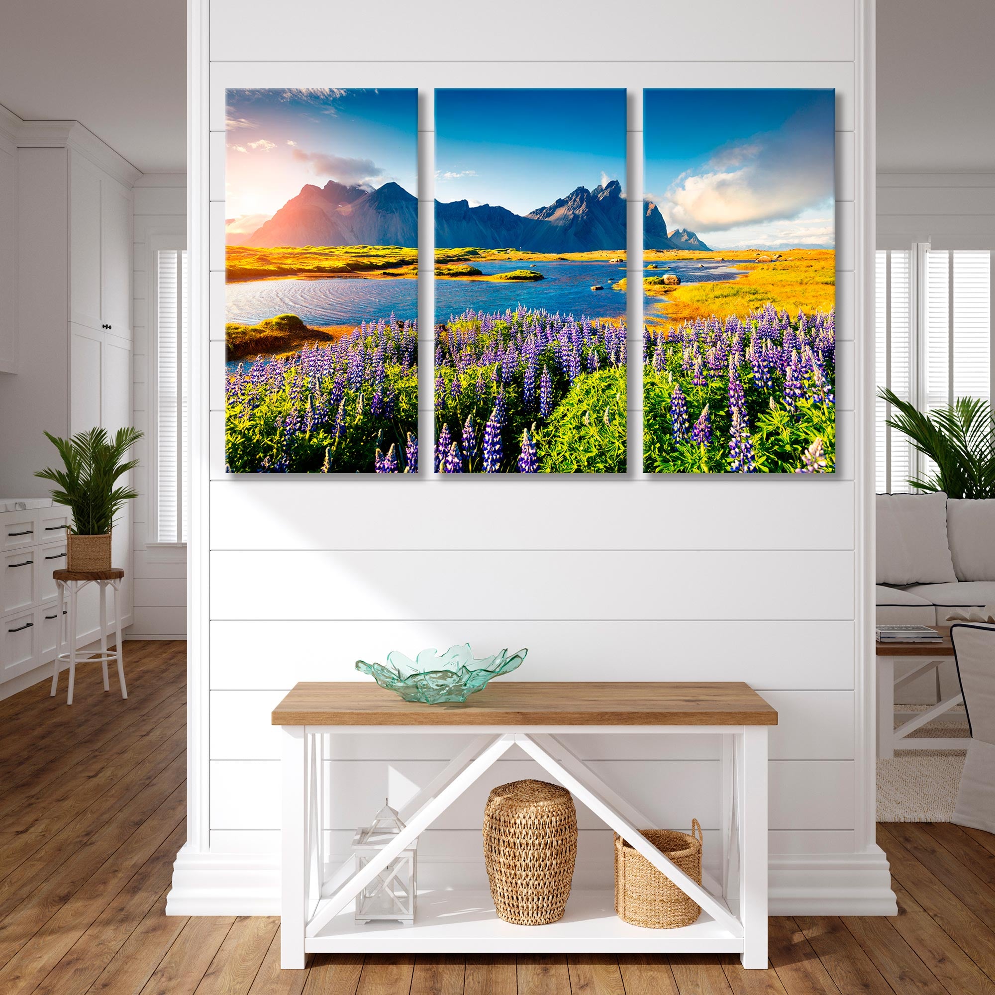 Blooming Lupine Flowers Canvas Print SKU 10114