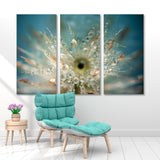 Dew on a Flower Canvas Print SKU 10185