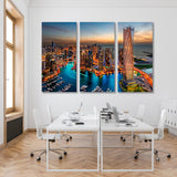 Cityscape Top View Canvas Print SKU 10395