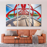 Calgary Albert Bridge of Peace Canvas Print SKU 10485