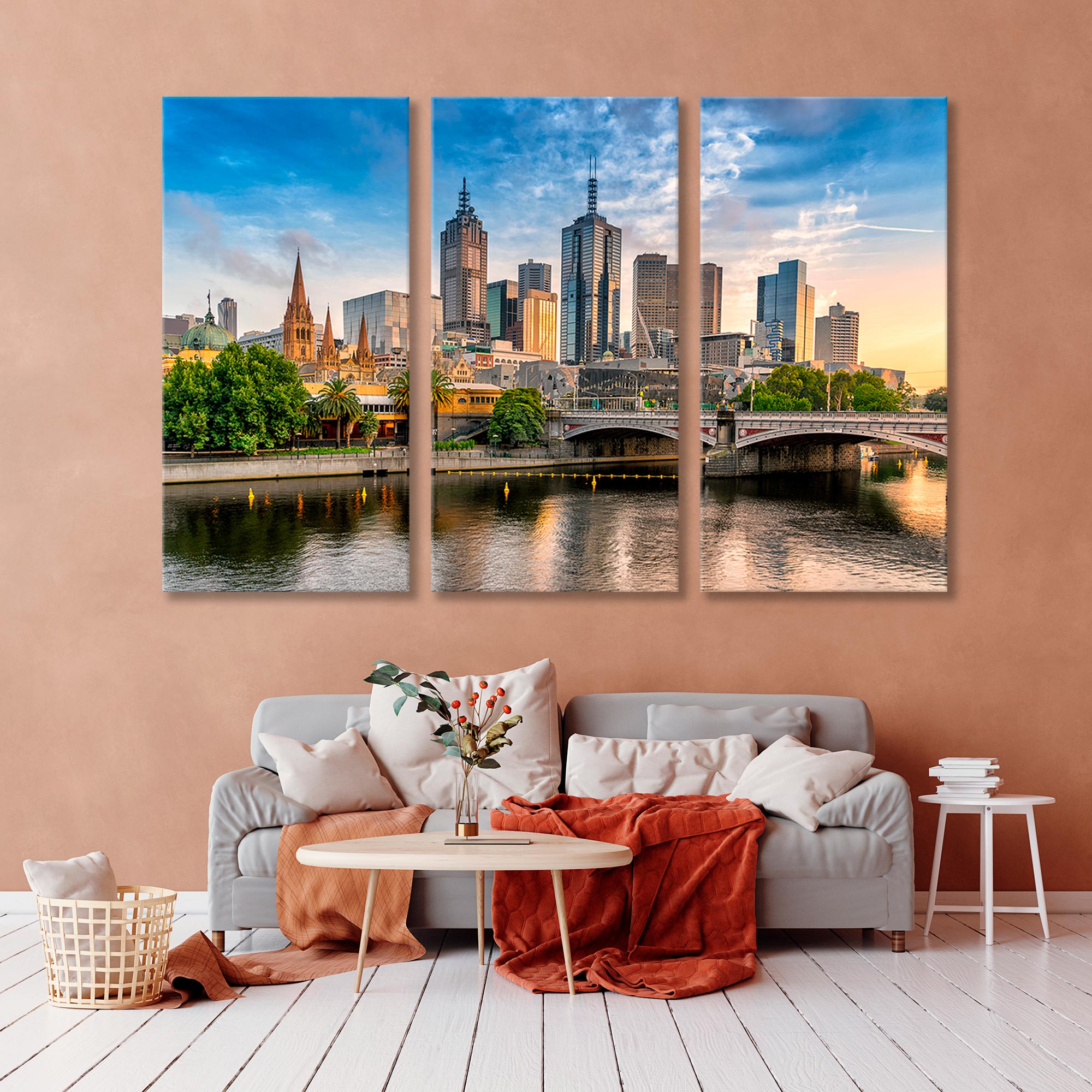 Melbourne Canvas Print SKU 10440