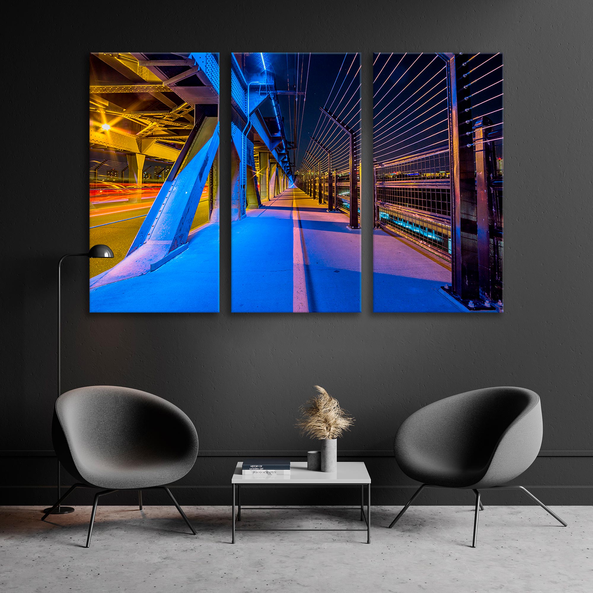 Alberta Edmonton Bridge Canvas Print SKU 10475