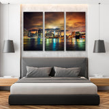 Manhattan at Sunset Canvas Print SKU 10433