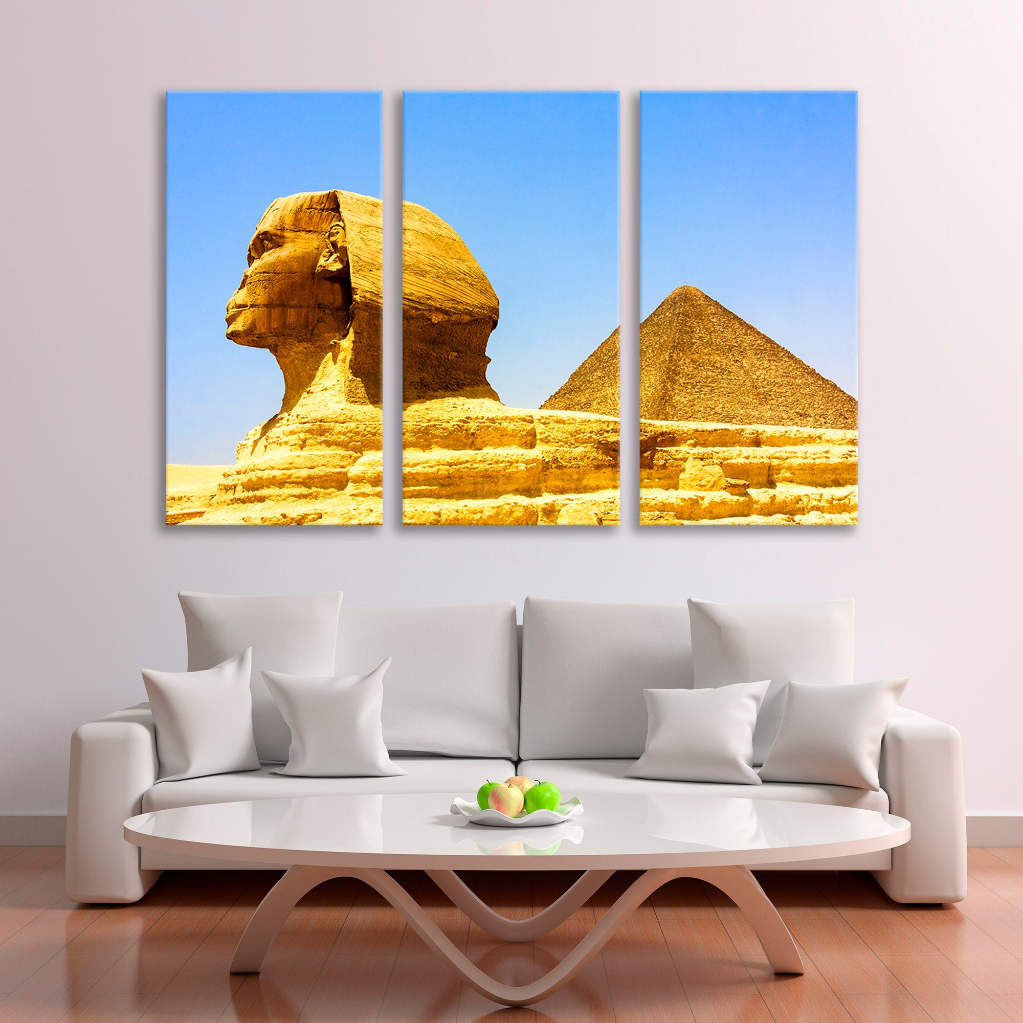 Egyptian Pyramids at Giza Canvas Print SKU 10446