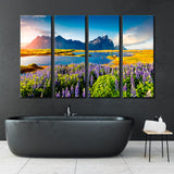 Blooming Lupine Flowers Canvas Print SKU 10114