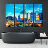 Atlanta аt Night Canvas Print SKU 10406