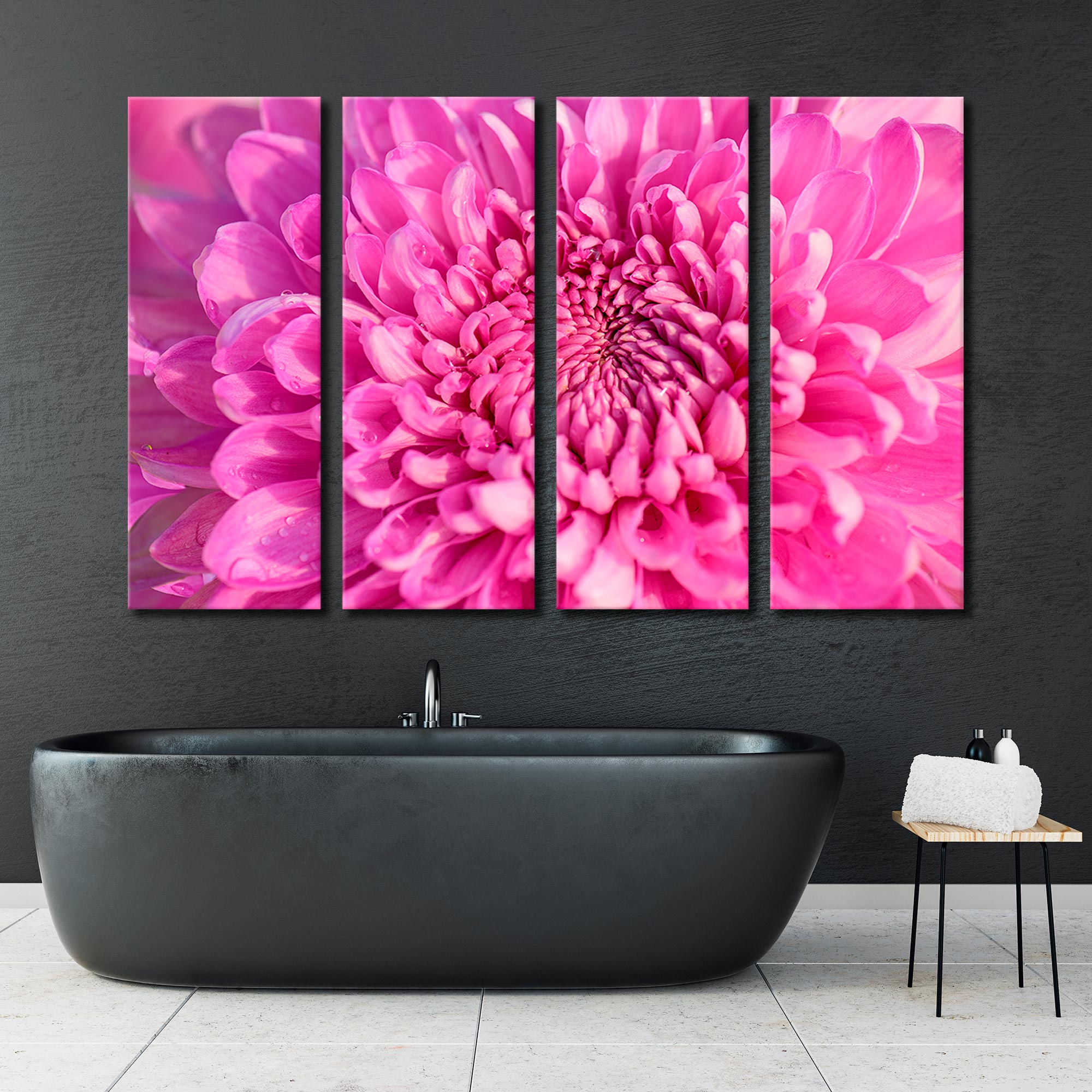 Pink Chrysanthemum Canvas Print SKU 10144