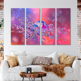 Water Droplets on a Flower Canvas Print SKU 10186