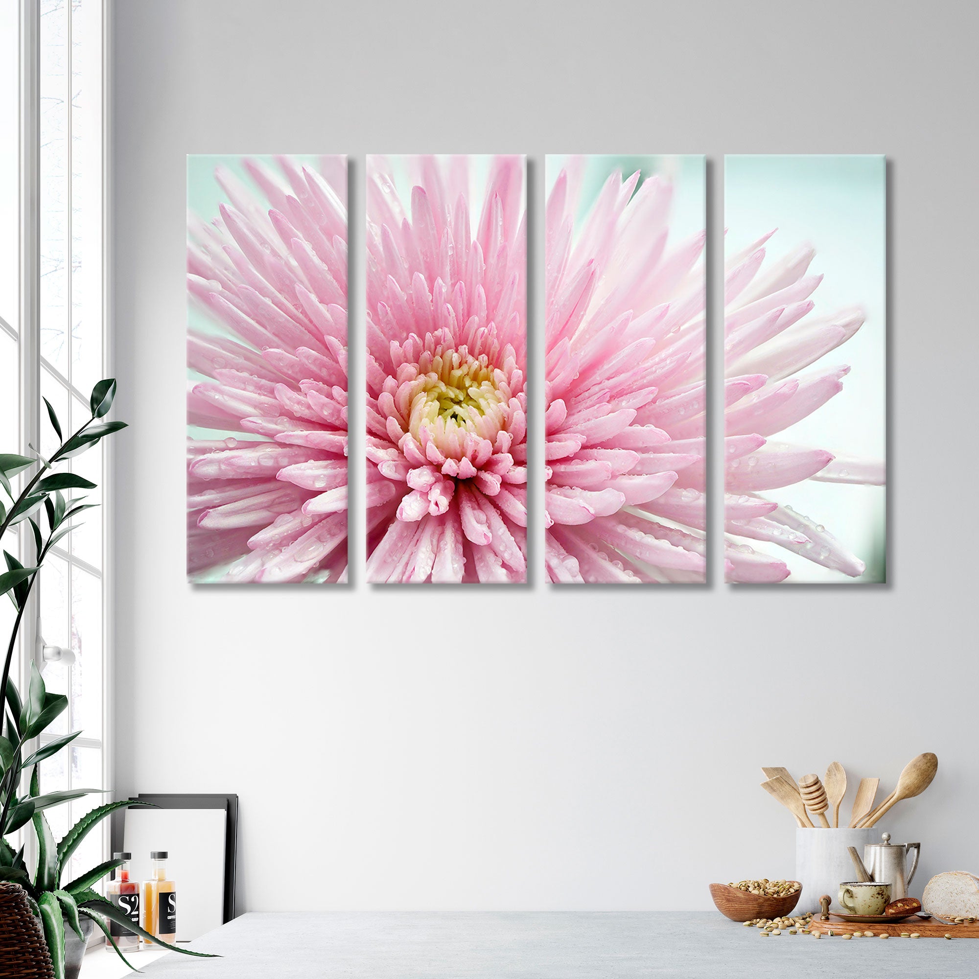 Pink Chrysanthemum Canvas Print SKU 10134
