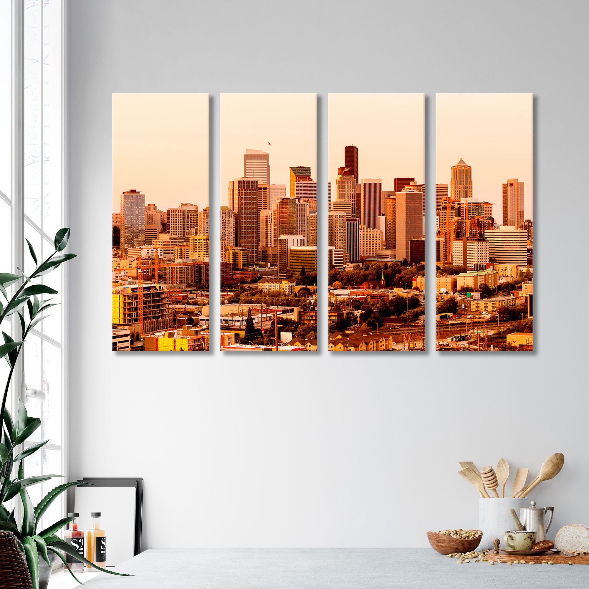 Seattle Downtown Canvas Print SKU 10153