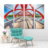 Calgary Albert Bridge of Peace Canvas Print SKU 10485