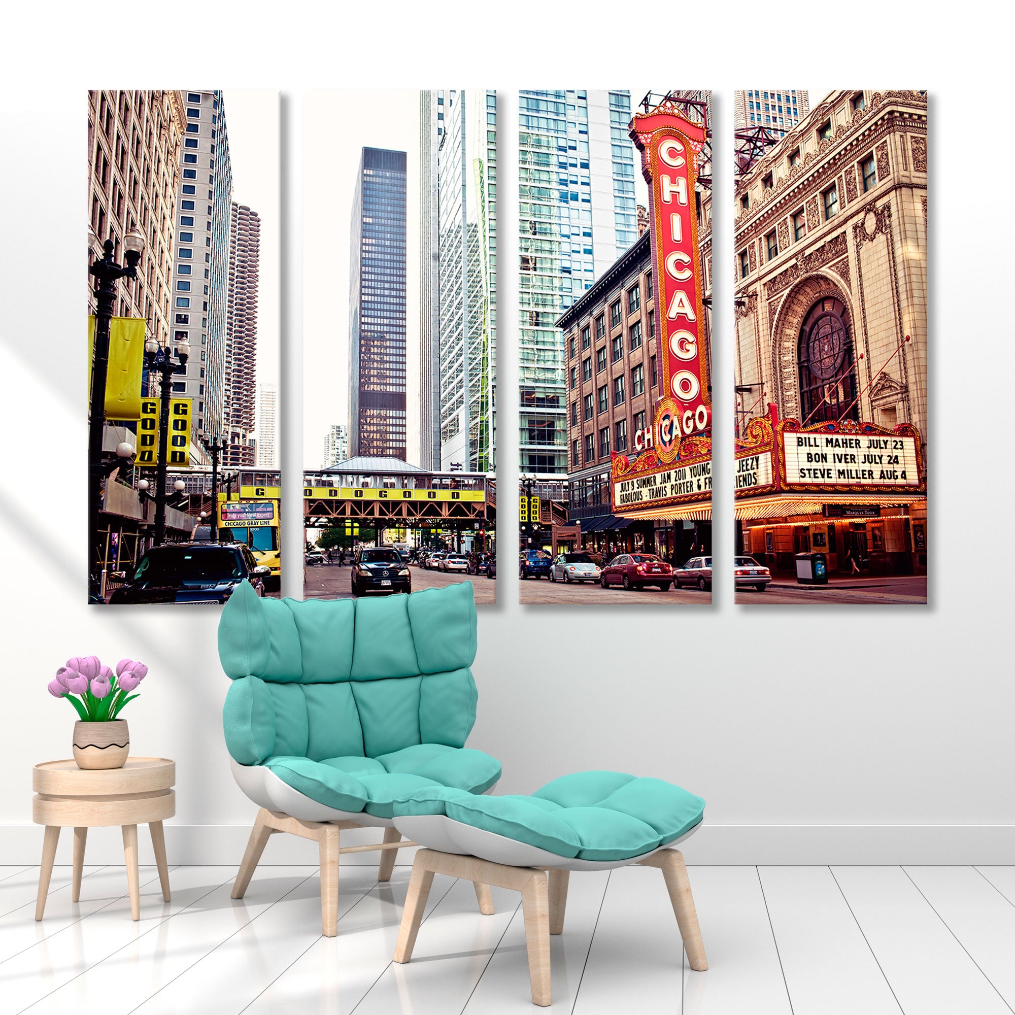 Chicago Illinois Canvas Print SKU 10371