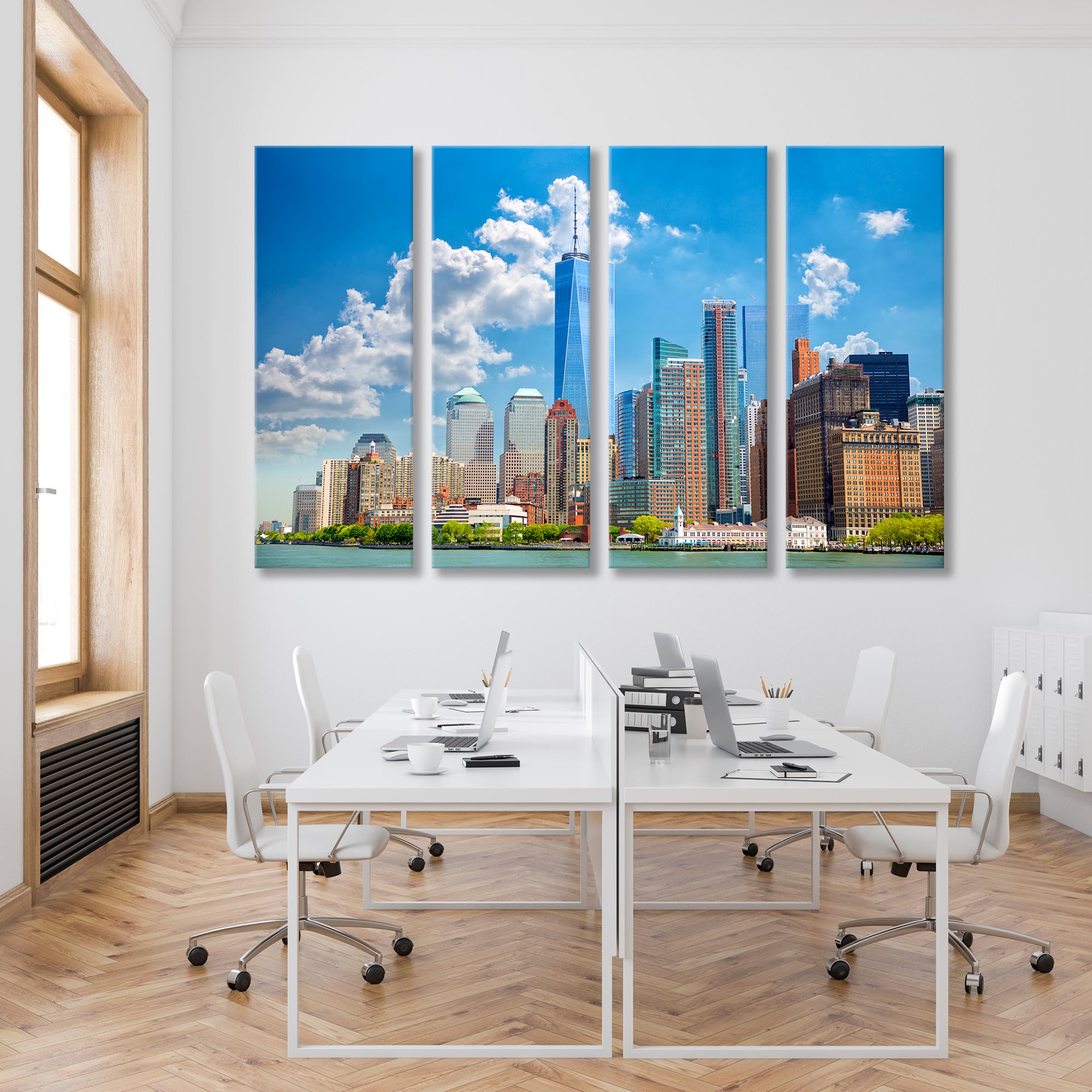 Skyscrapers of Lower Manhattan Canvas Print SKU 10465