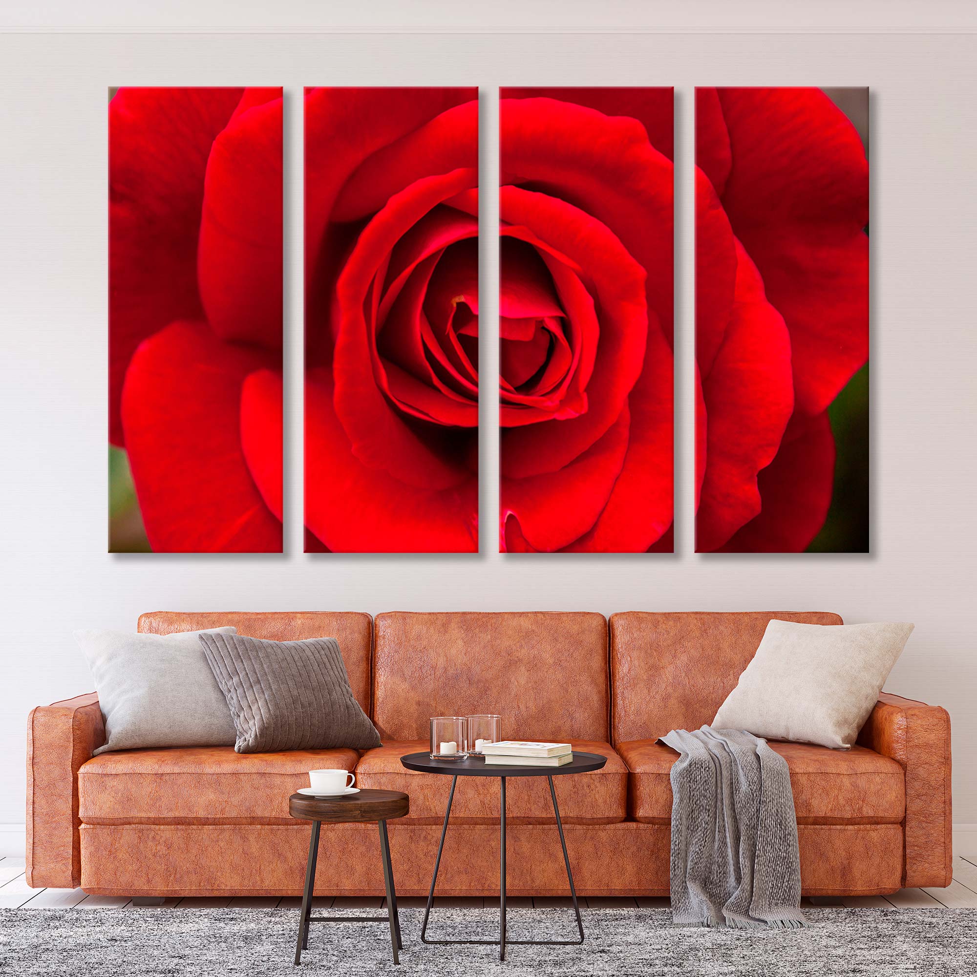 Perfect Red Rose Canvas Print SKU 10167