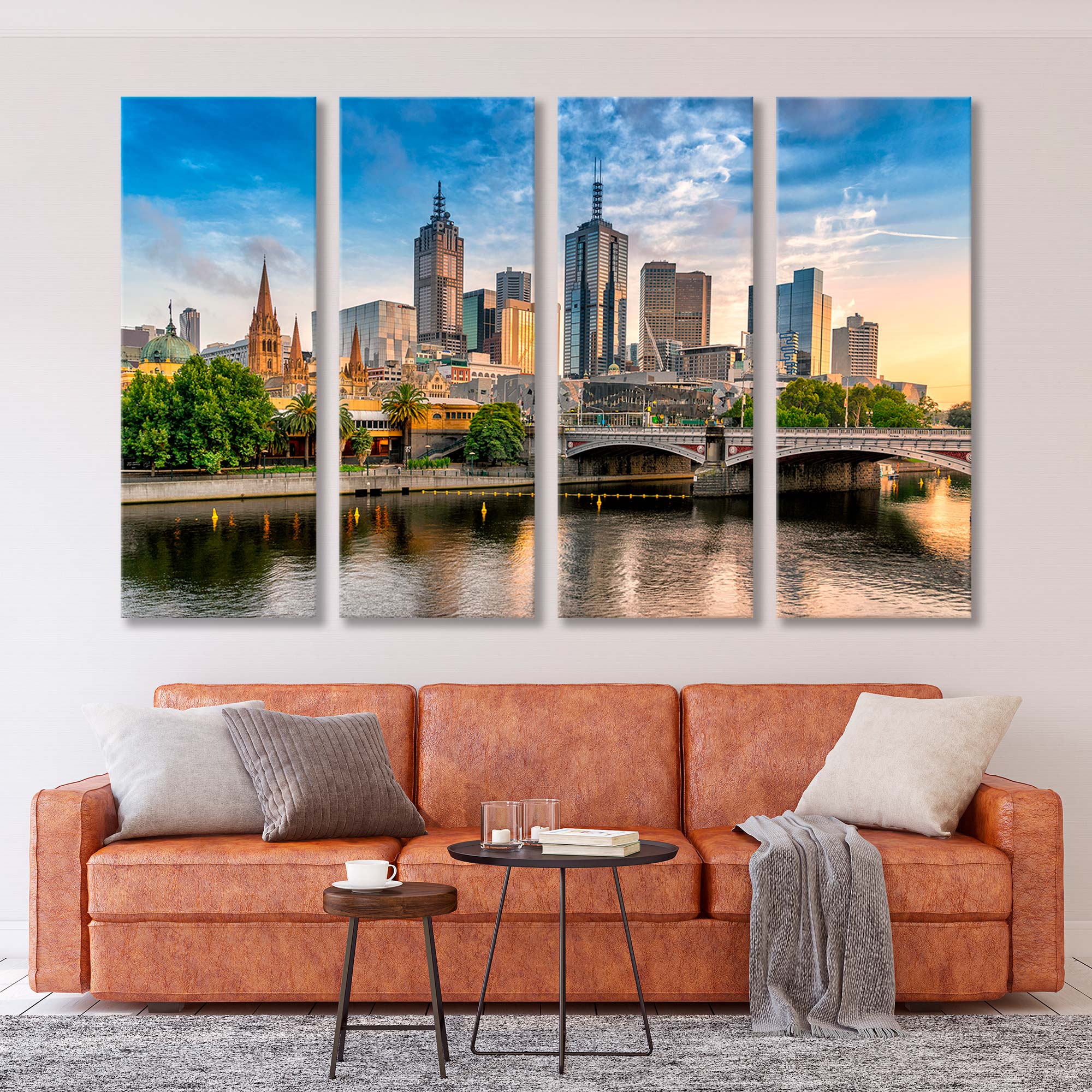 Melbourne Canvas Print SKU 10440