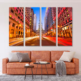 Evening City Philadelphia Canvas Print SKU 10478