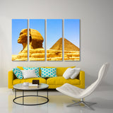 Egyptian Pyramids at Giza Canvas Print SKU 10446