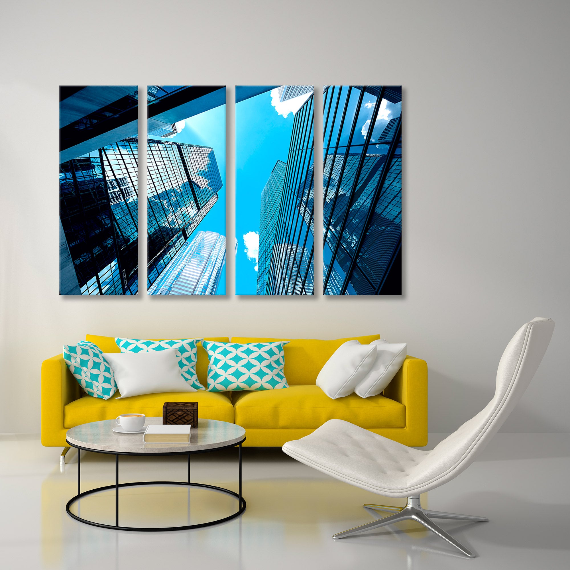Modern Skyscrapers Canvas Print SKU 10267