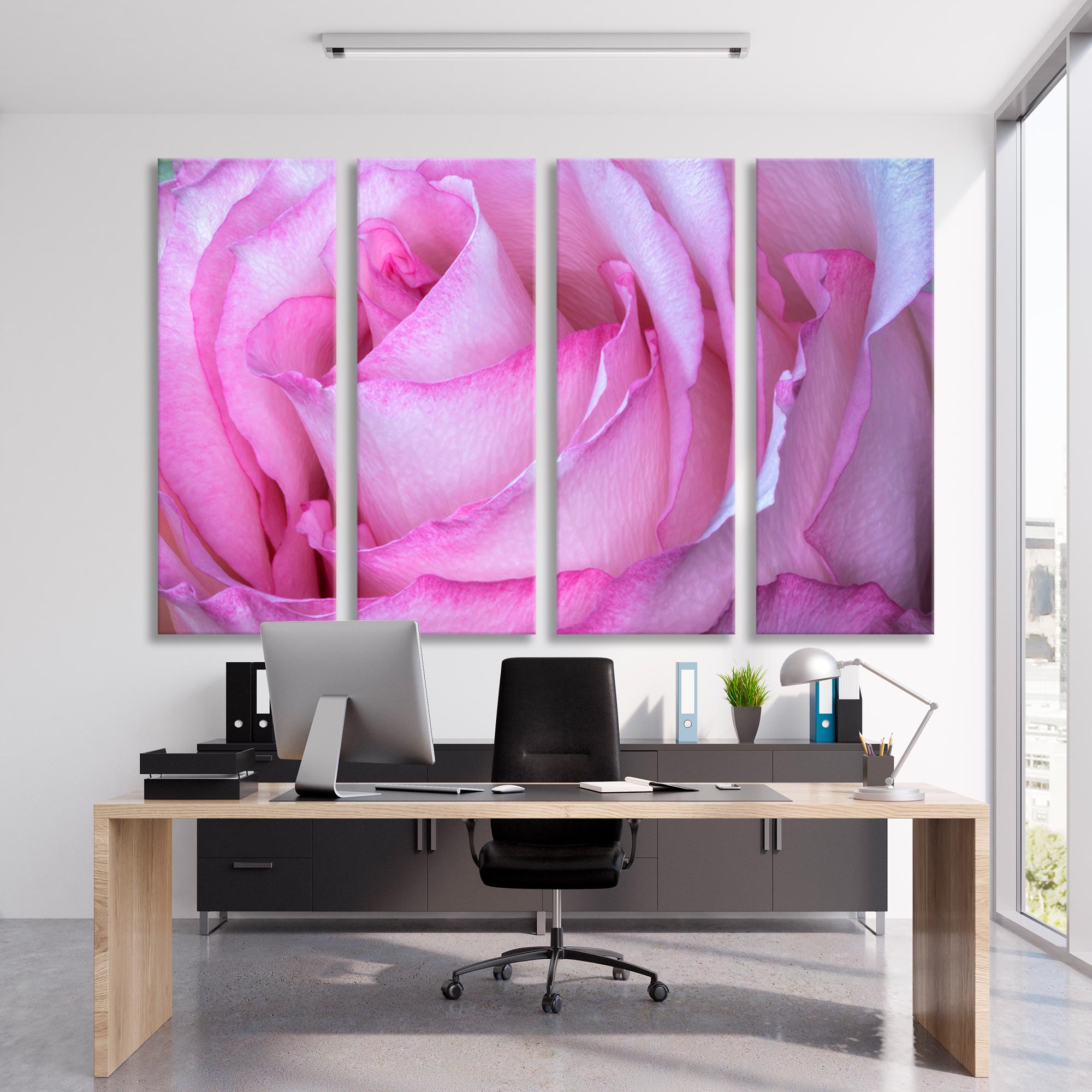 Pink Rose Canvas Print SKU 10349