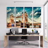 Tower Bridge on a Beautiful Evening Canvas Print SKU 10263