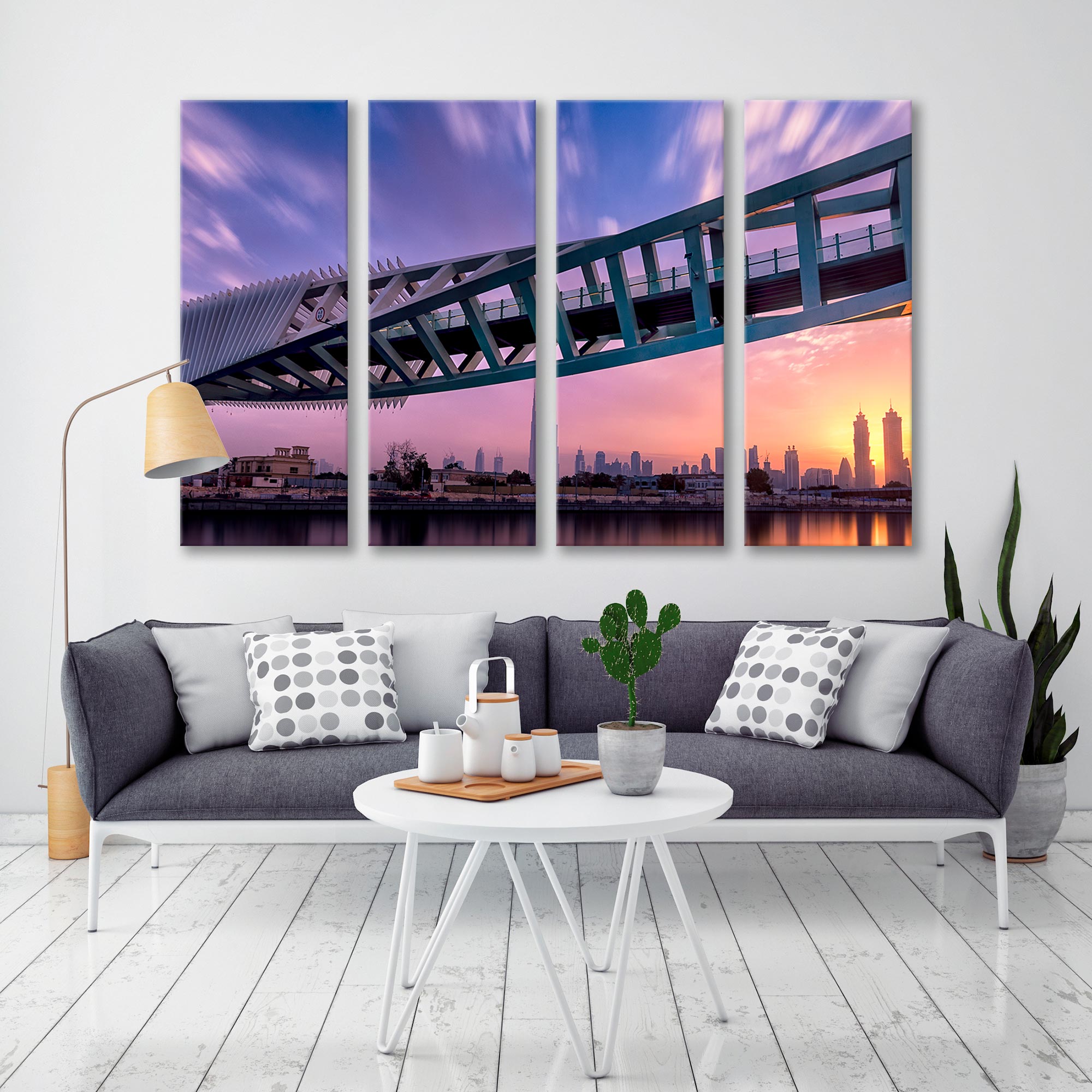View of Downtown Dubai Canvas Print SKU 10494