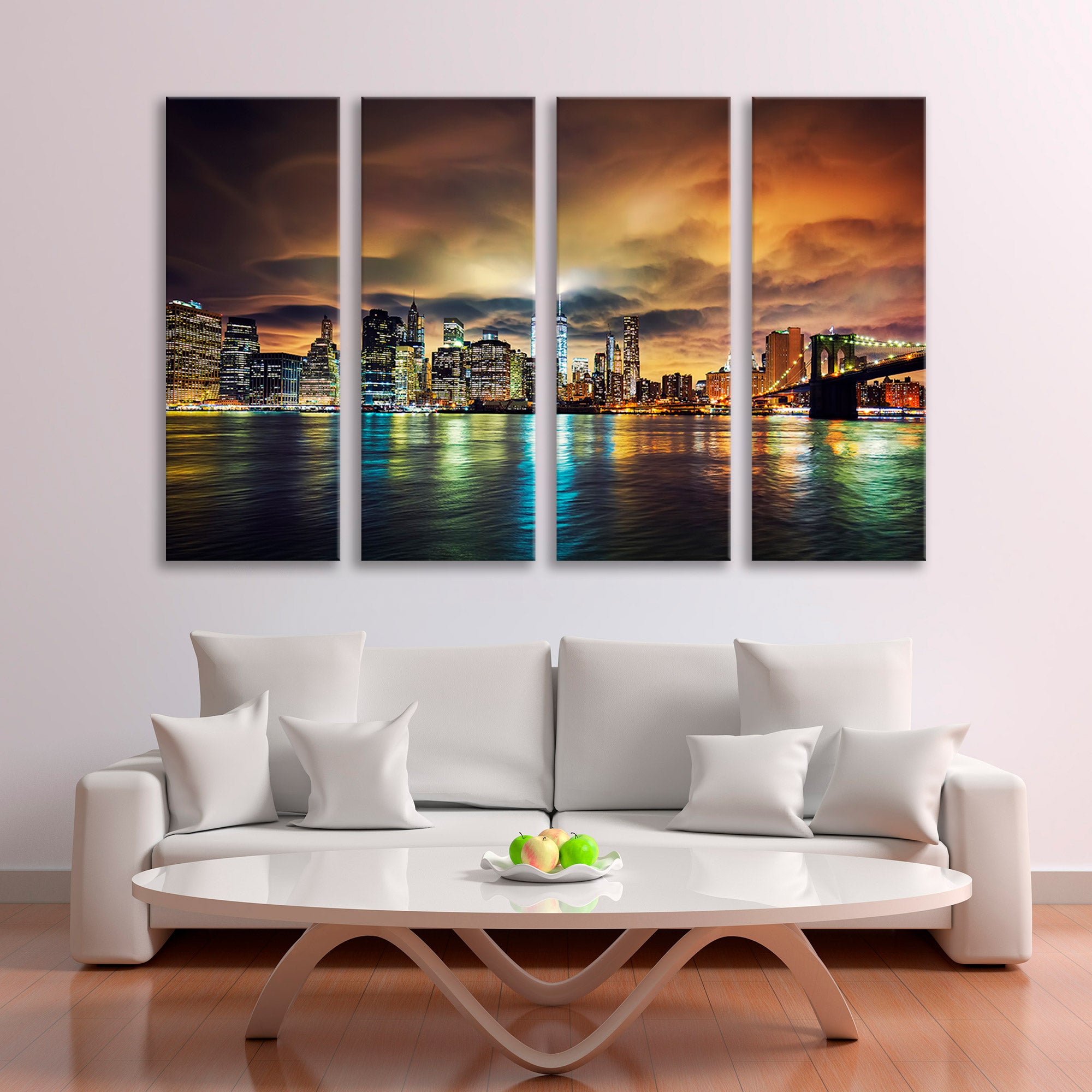 Manhattan at Sunset Canvas Print SKU 10433