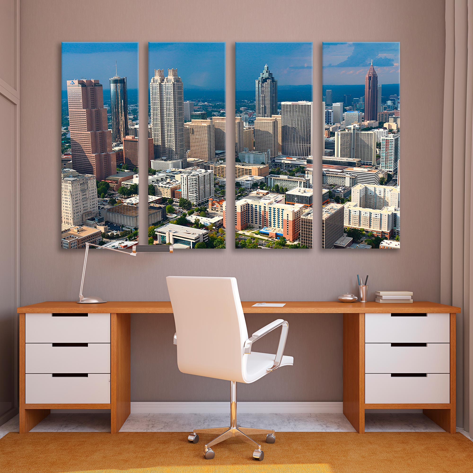 Atlanta City Canvas Print SKU 10474